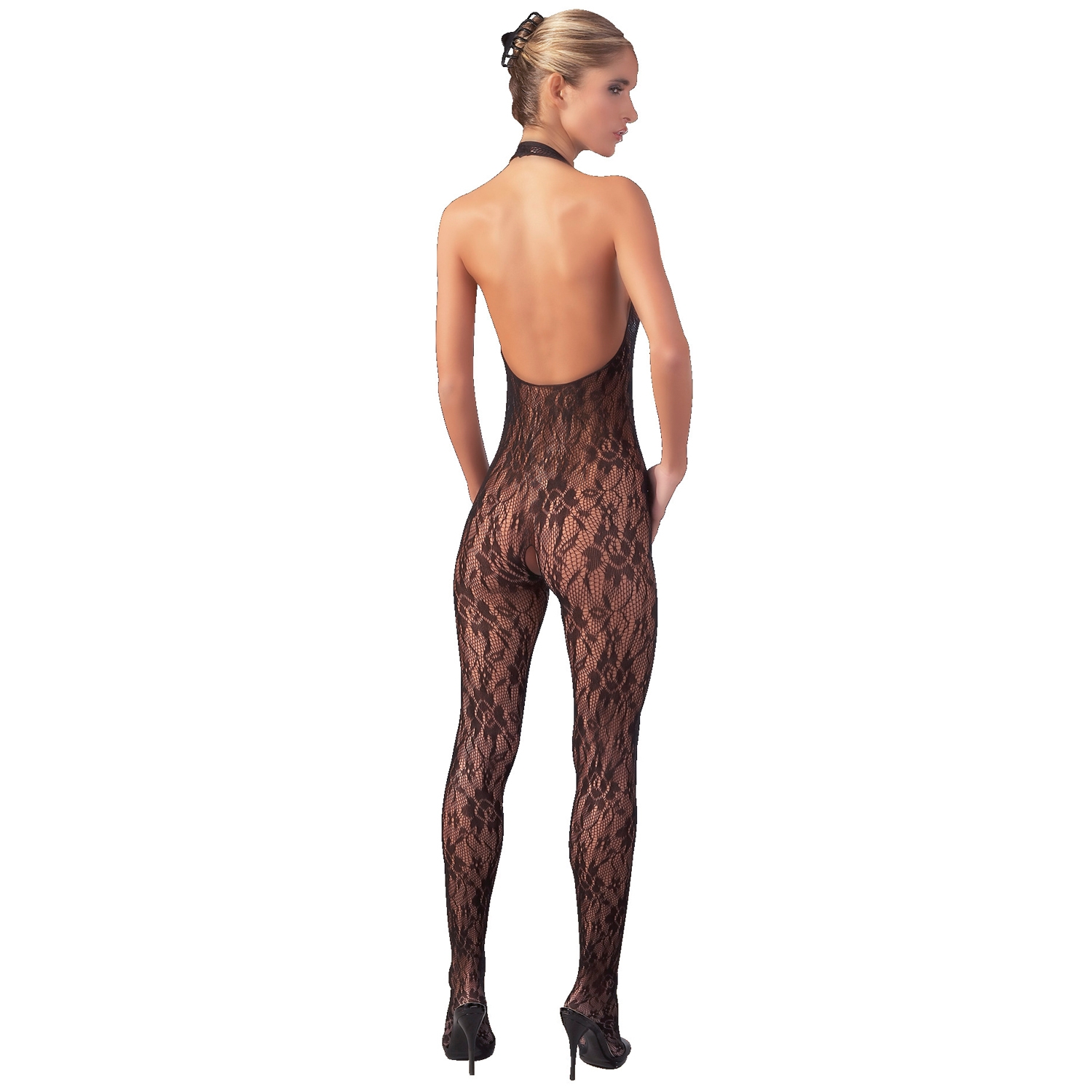 NO:XQSE Neckholder-Body mit Spitze und Perlen 1