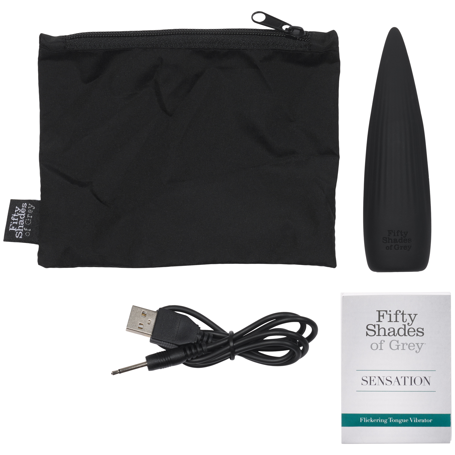 fifty shades of grey sensation rechargeable flickering tongue vibrator Fifty Shades of Grey Sensation Flickering Tongue Vibrator