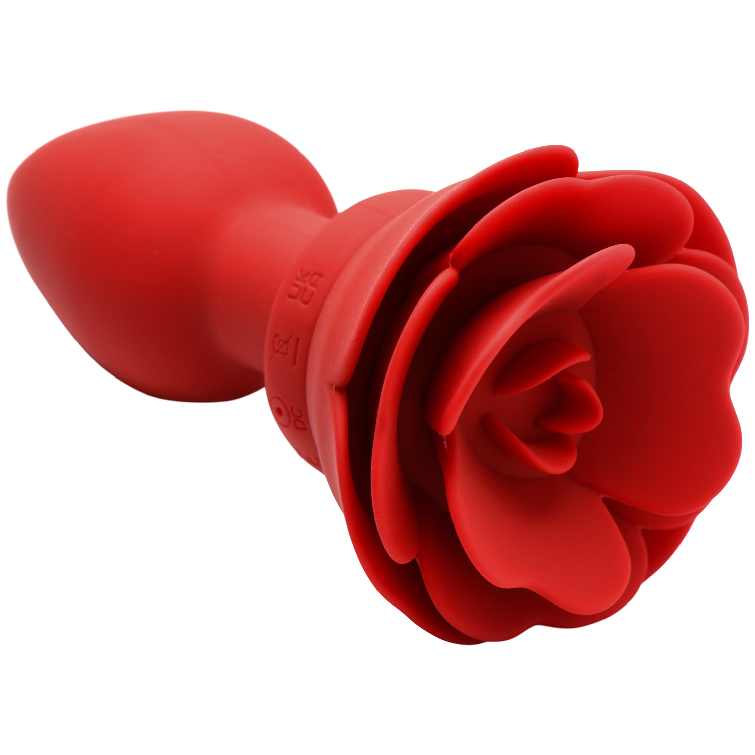 Booty Sparks Large Rose Vibrating Butt Plug | Sinful