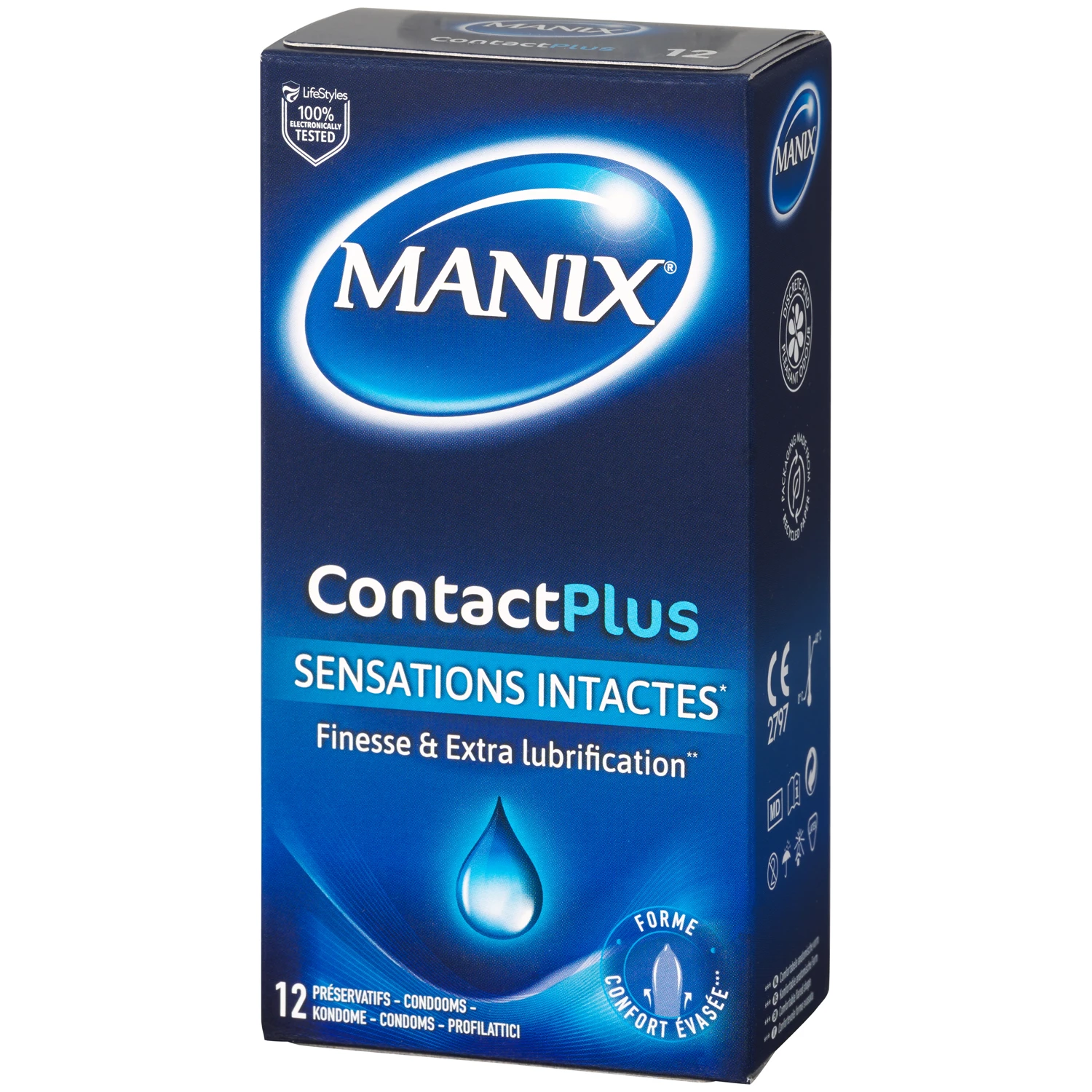 Manix Contact Plus Kondomit 12 kpl var 1
