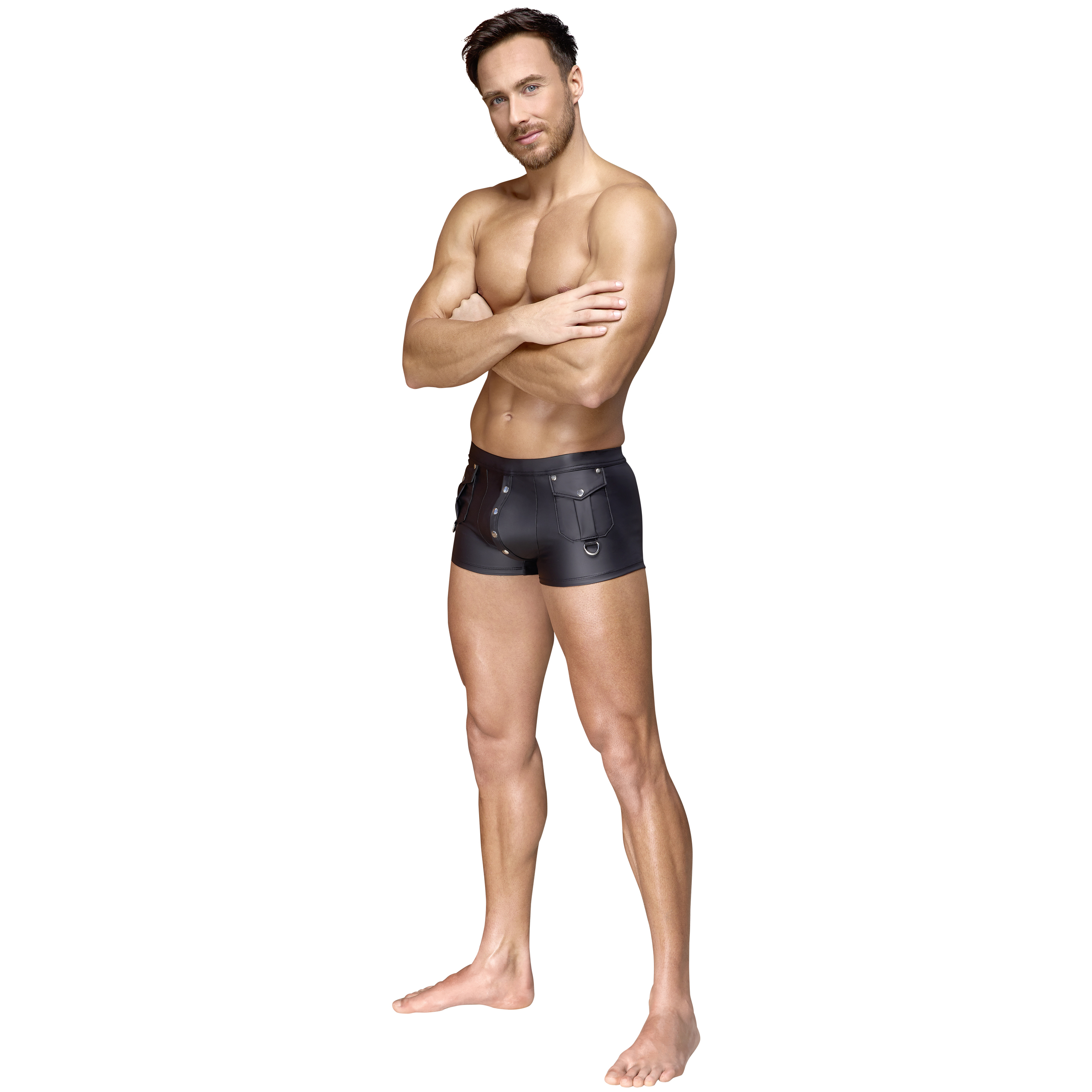 NEK Matt Look Boxershorts med D-ringar och Fickor 1