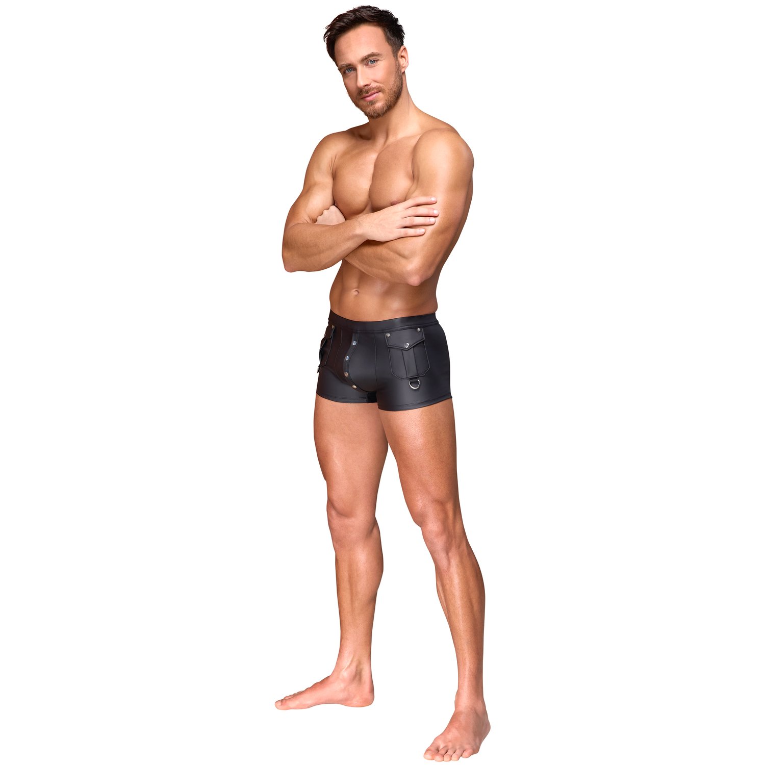 NEK Mat Look Boxer Shorts med D-ringe og Lommer - 2XL NEK Mat Look Boxer Shorts med D-ringe og Lommer - 2XL