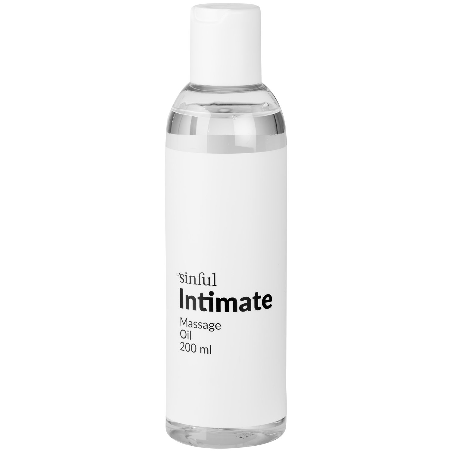 Sinful Intim Massageolie 200 ml - Klar