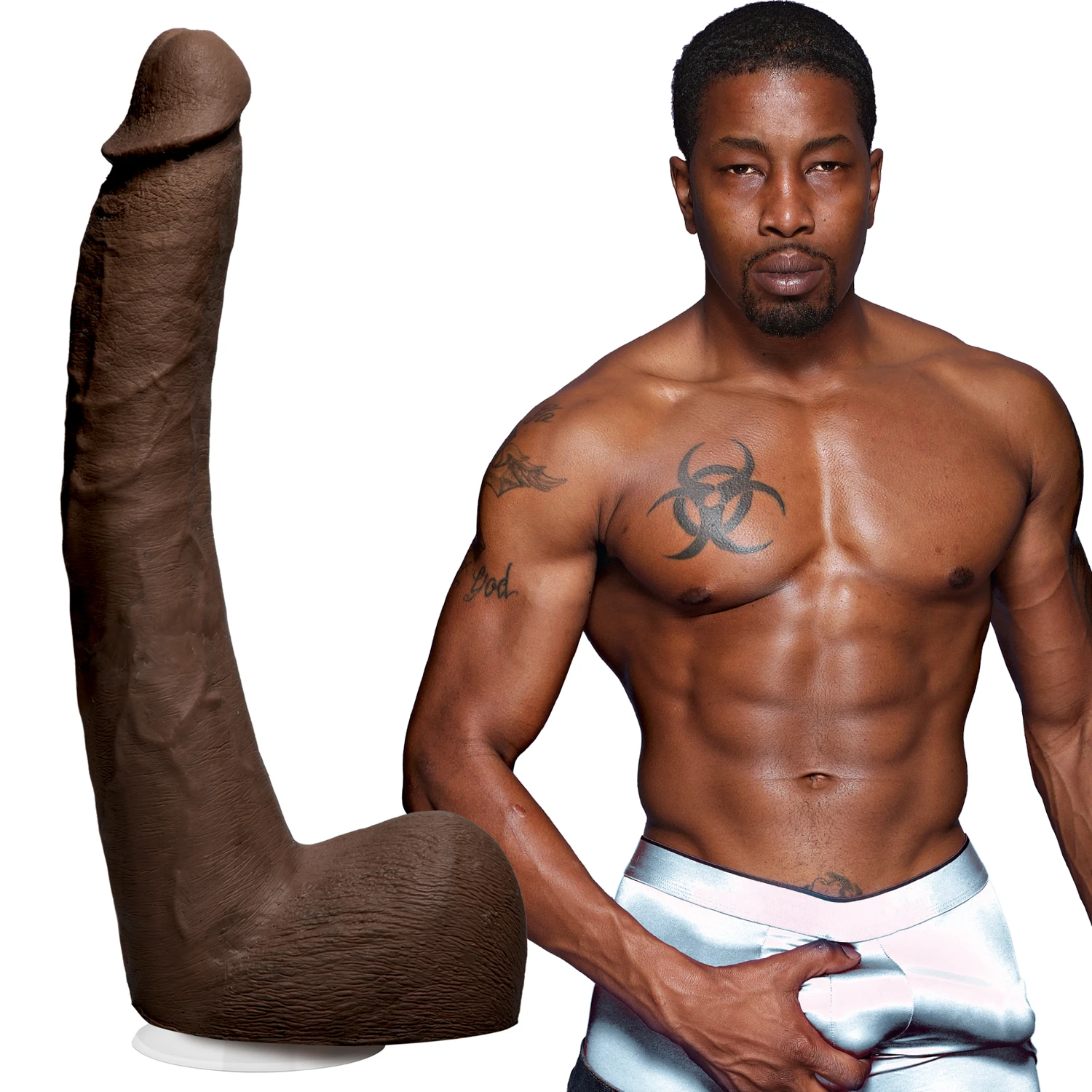 Doc Johnson Signature Cocks Isiah Maxwell UltraSkyn Dildo 26 cm var 1
