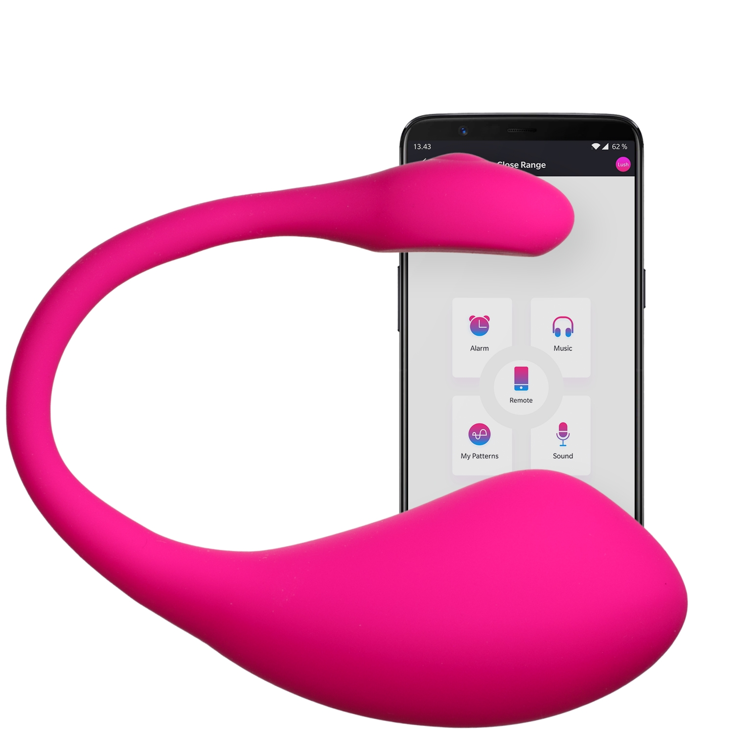 Lovense Lush 2 App-Styret G-Punkts Vibrator - Pink