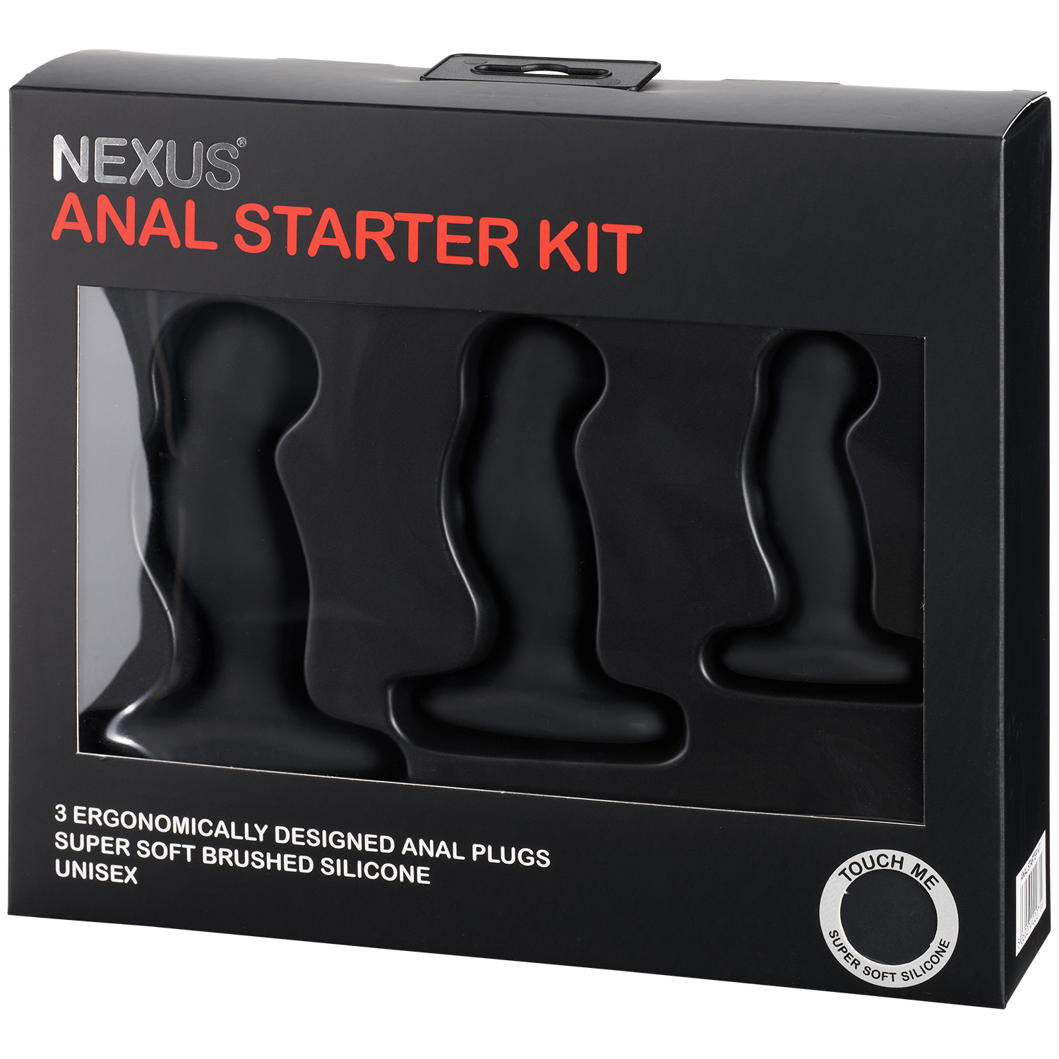 Nexus Anal Starter Kit Black 3-pack Anal Plug Set