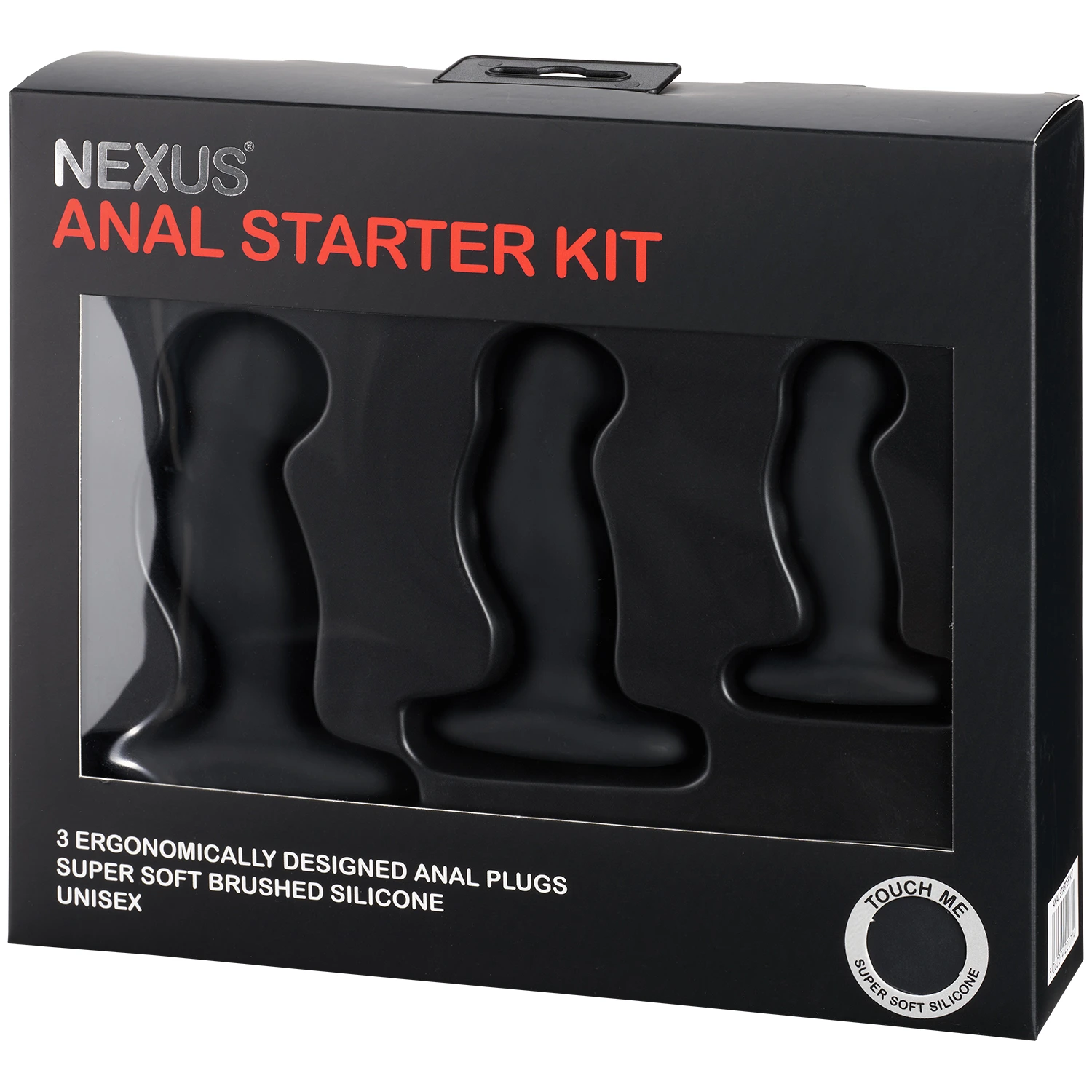 Nexus Anal Starter Kit Black 3-pack Anal Plug Set Nexus Anal Starter Kit Black 3-pack Anal Plug Set