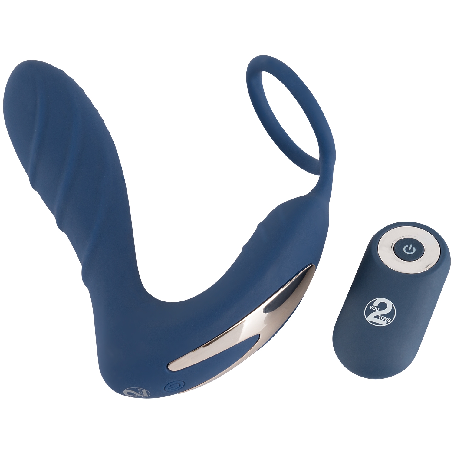 You2Toys Vibrerende Prostata Stimulator med Penisring - Blue