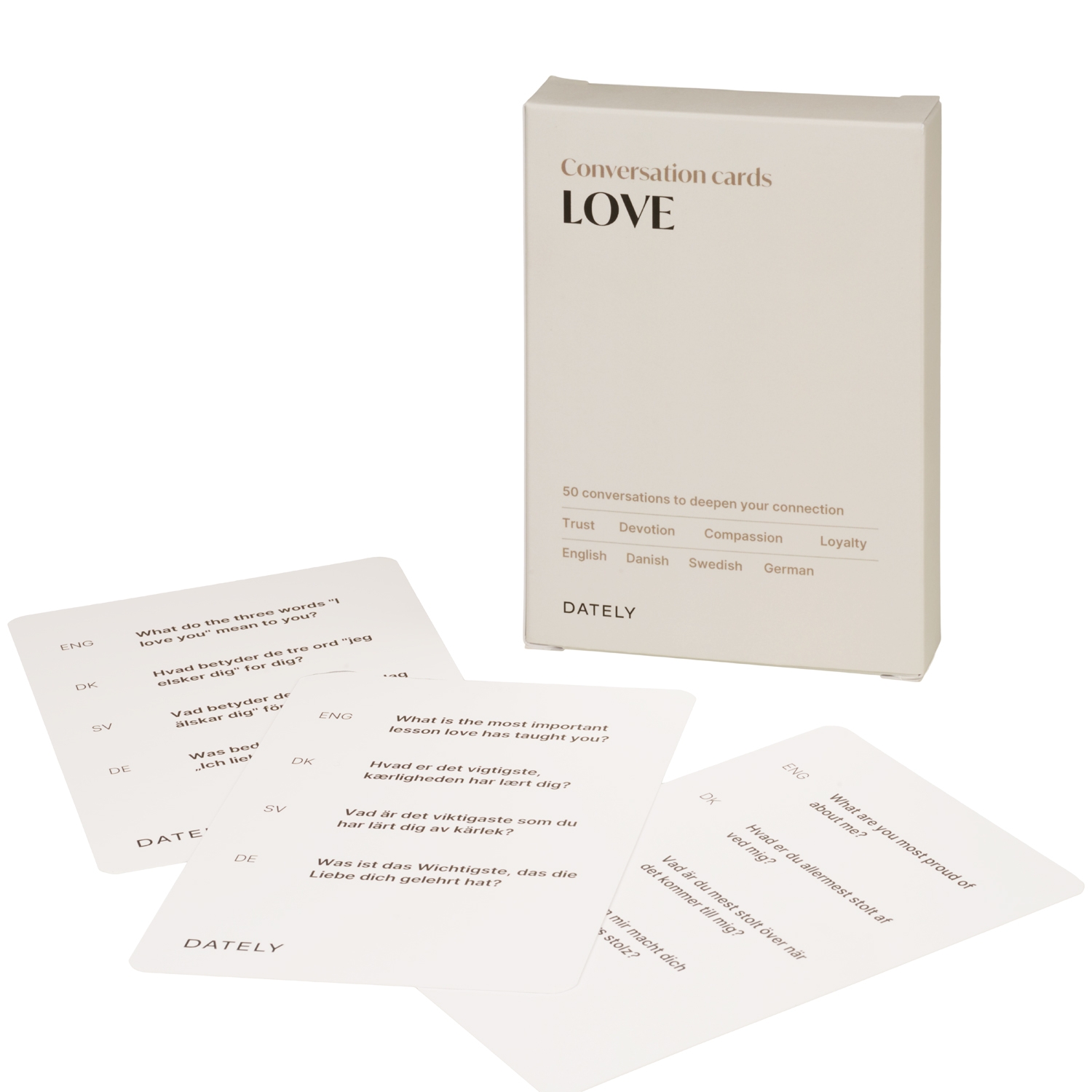 Dately Conversation Cards Love var 1