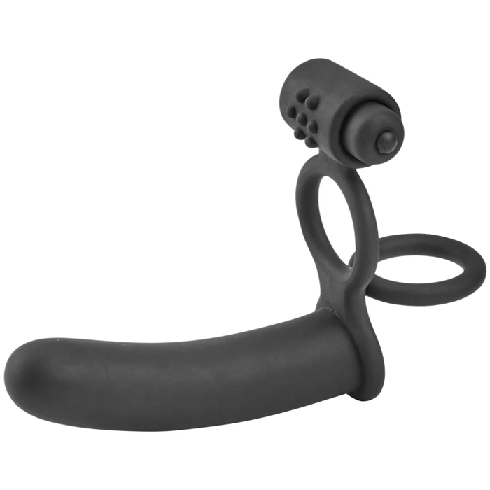 Sinful Double Pleasure Penetrator with Vibrating Cock Ring var 1
