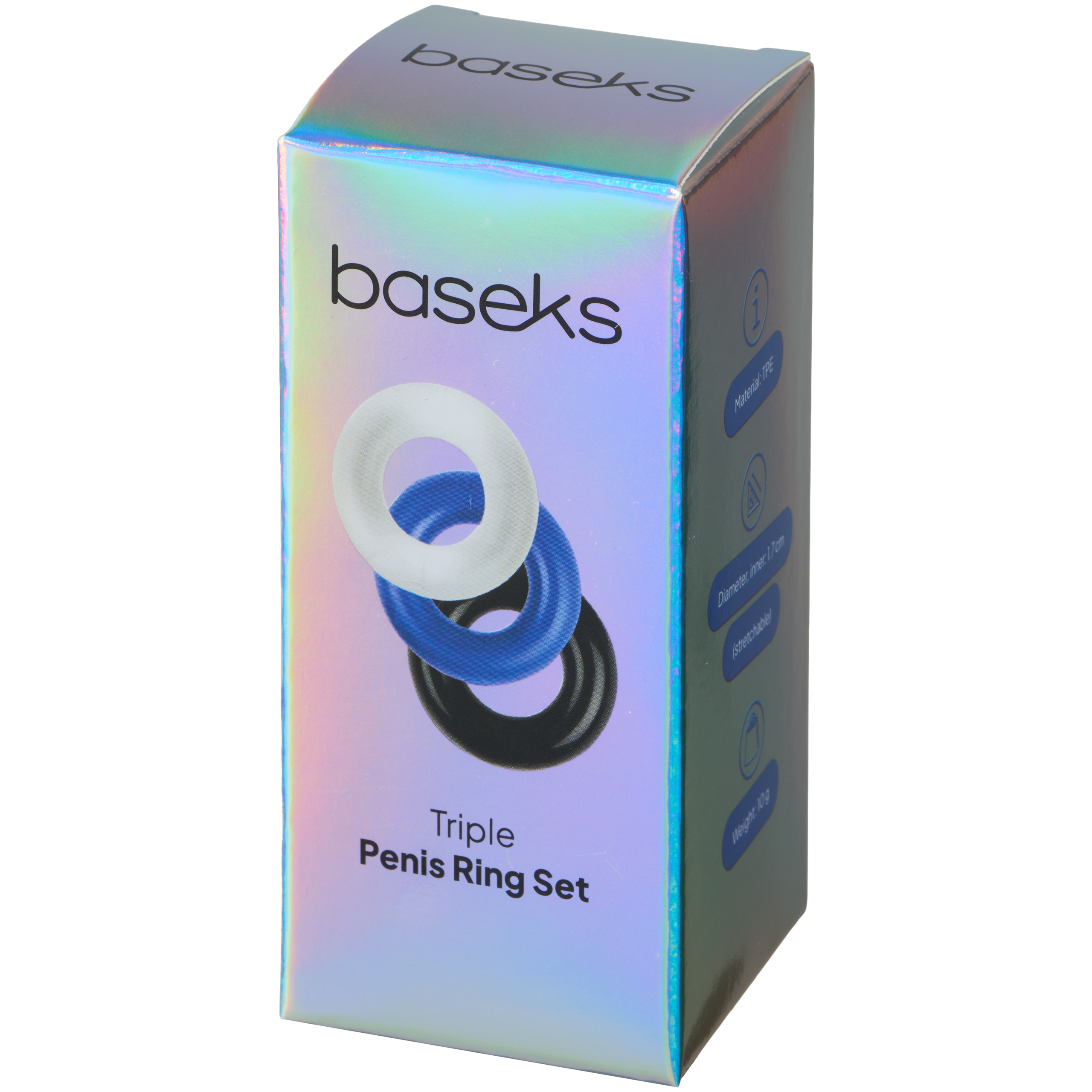 Baseks Triple Penisring-Set - Hier kaufen