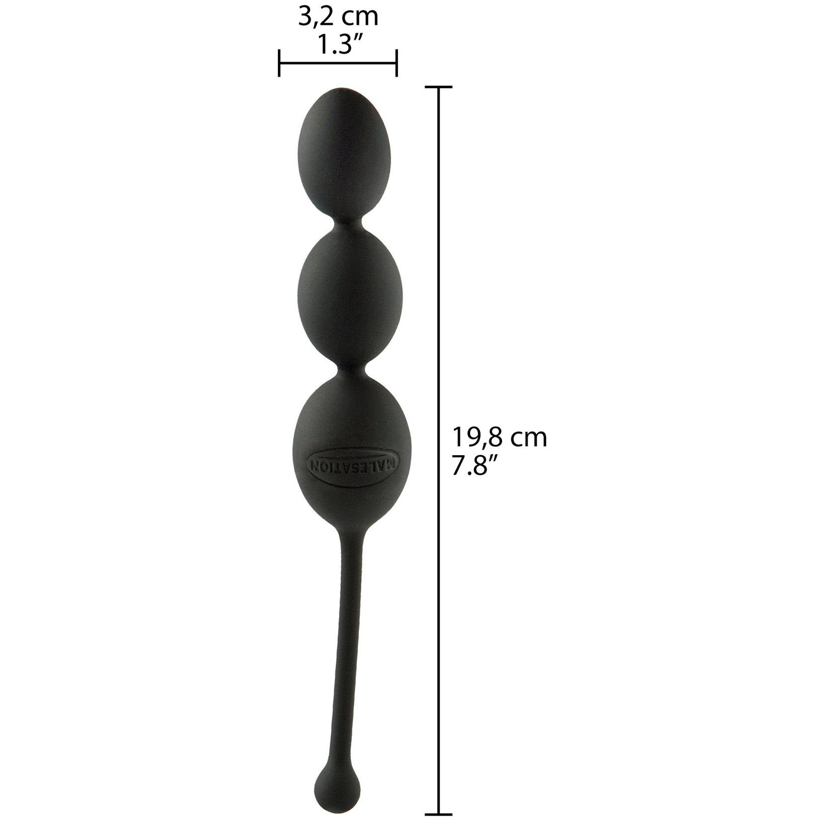 Malesation Analkugelkette 19,8 cm 1