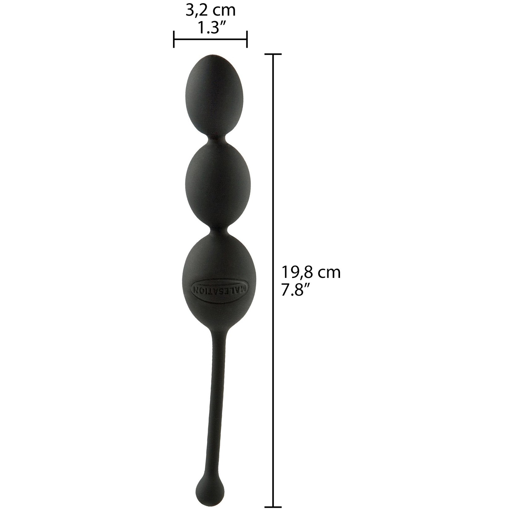Malesation Analkugelkette 19,8 cm 1