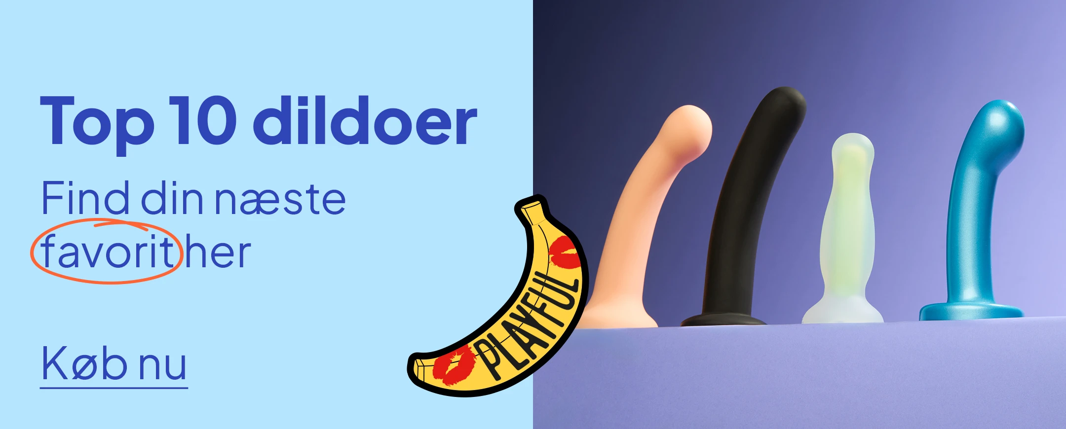 Top 10 Dildoer - Køb nu