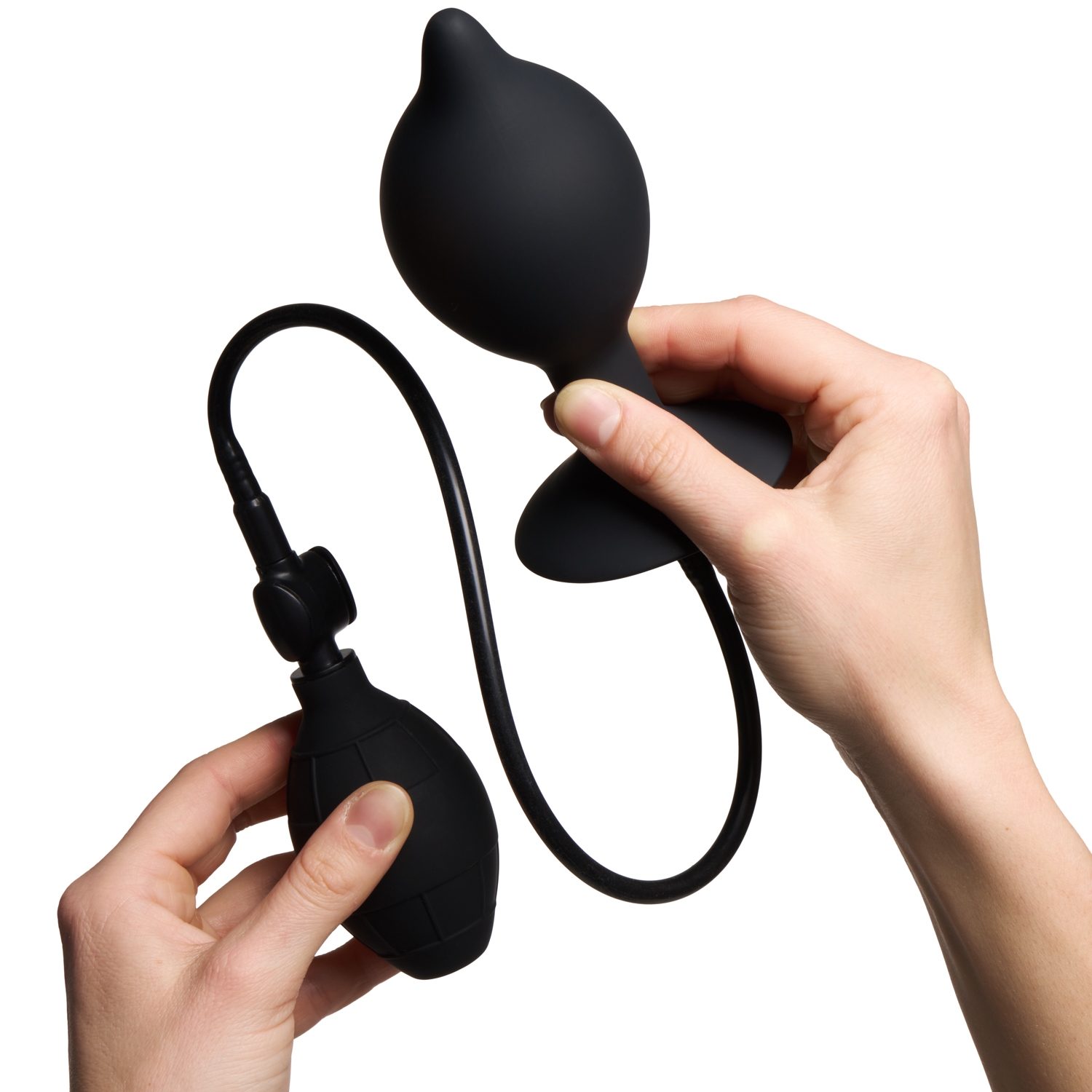 CalExotics Medium Silicone Inflatable Butt Plug var 2