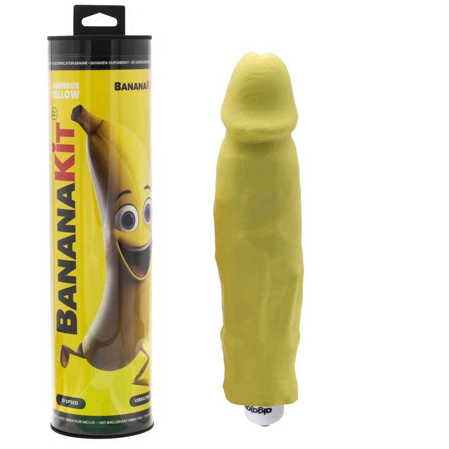 BananaKit Homemade Dildo Vibrator Glow in the Dark var 1