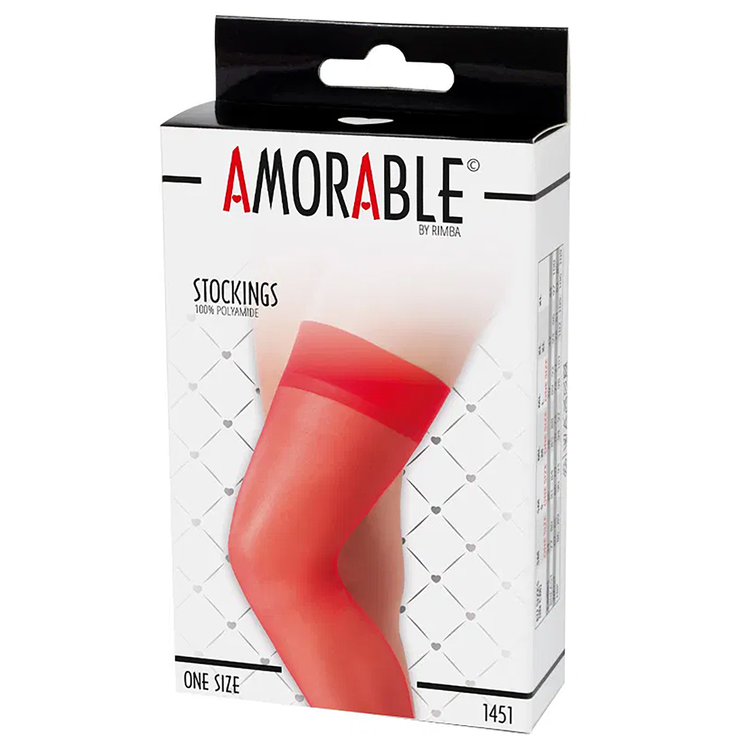 Amorable by Rimba Stay-Ups Röda 1