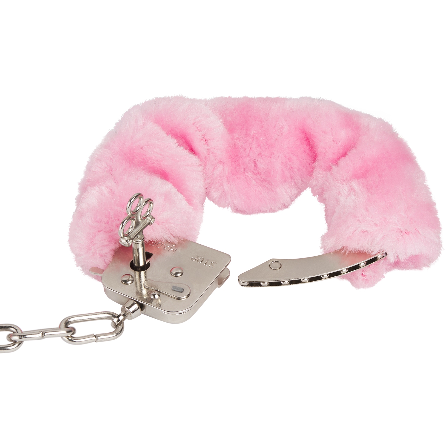 Baseks Plush Handcuffs Pink 1