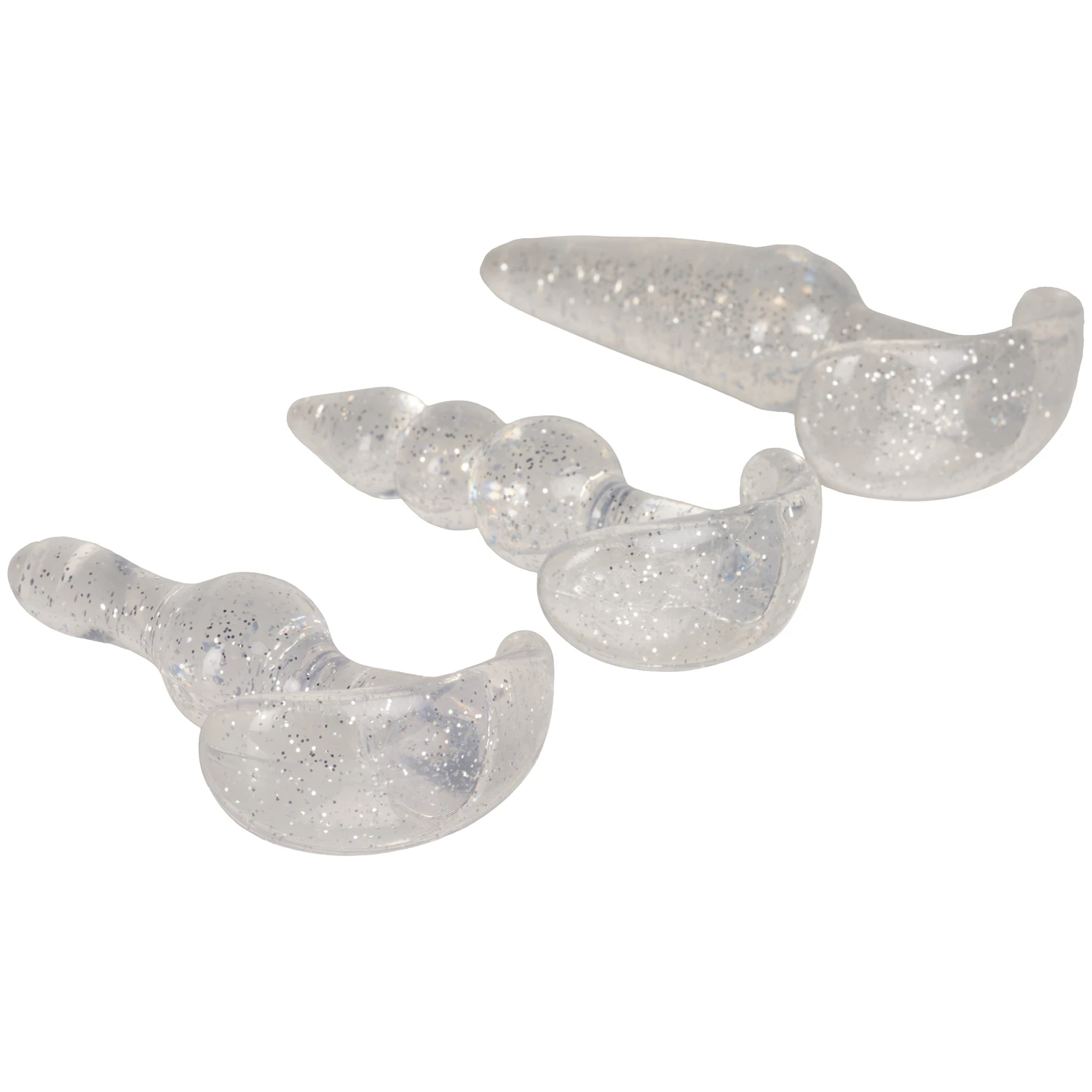 Baseks Glitter Booty Begynder Butt Plug Sæt 1