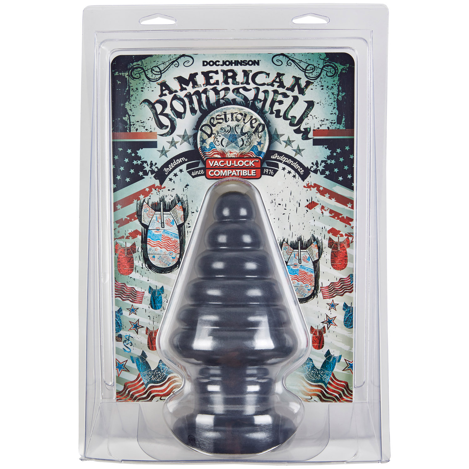 American Bombshell Destroyer Butt Plug 23 cm - Buy here - Sinful.com
