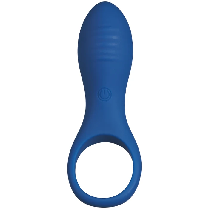 Sinful Business Blue Rechargeable Vibrating Love Ring var 1
