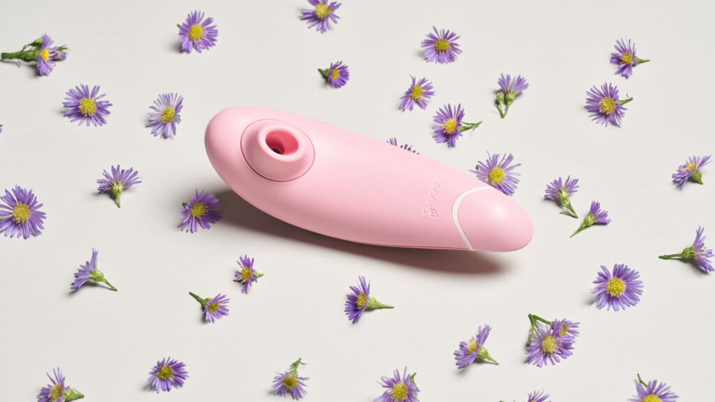 En lufttrycksvibrator och många små blommor