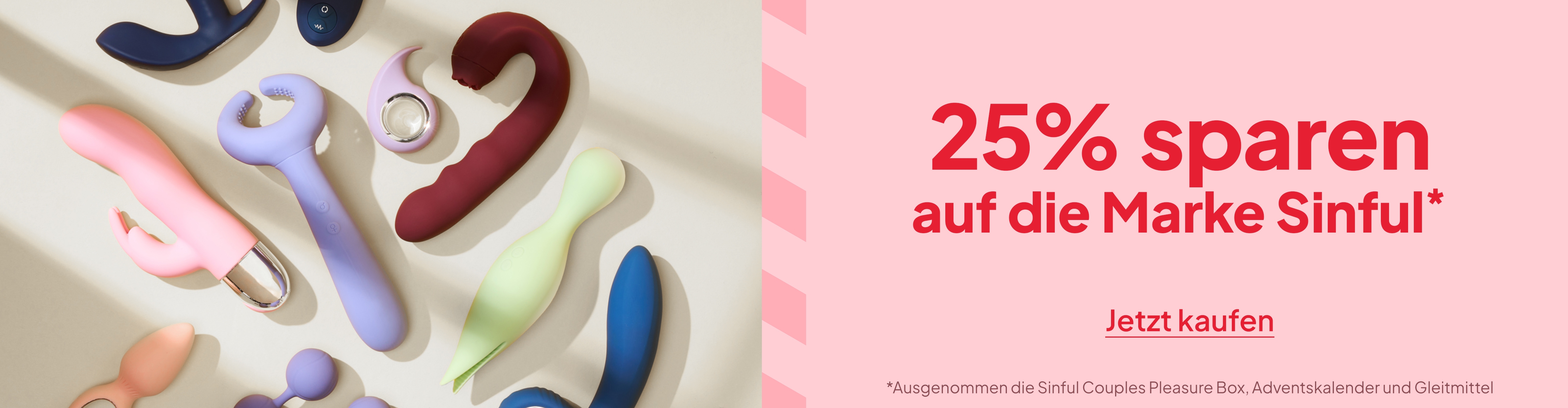 25% sparen auf die Marke Sinful* desktop