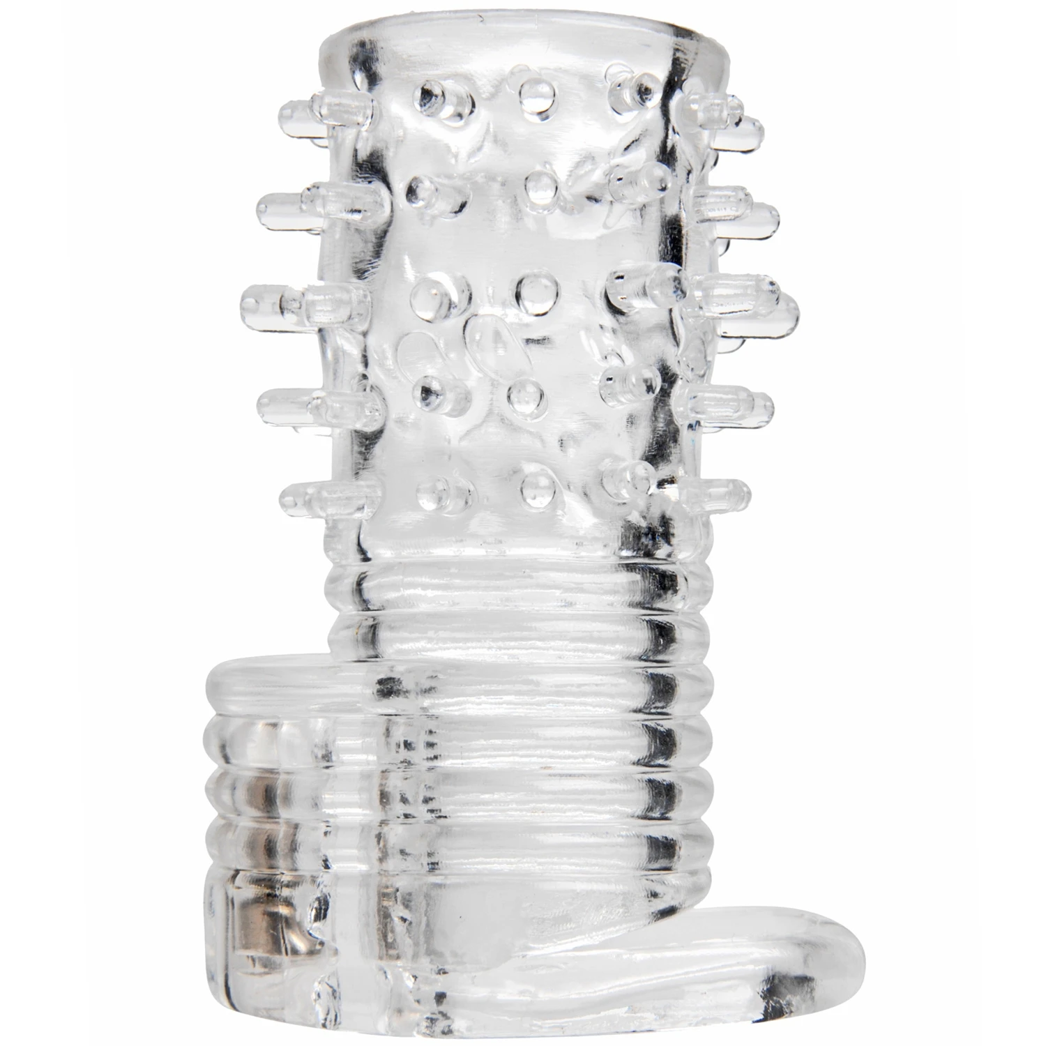 Size Matters Clear Sensations Vibrerende Penis Sleeve 9,5 cm 1