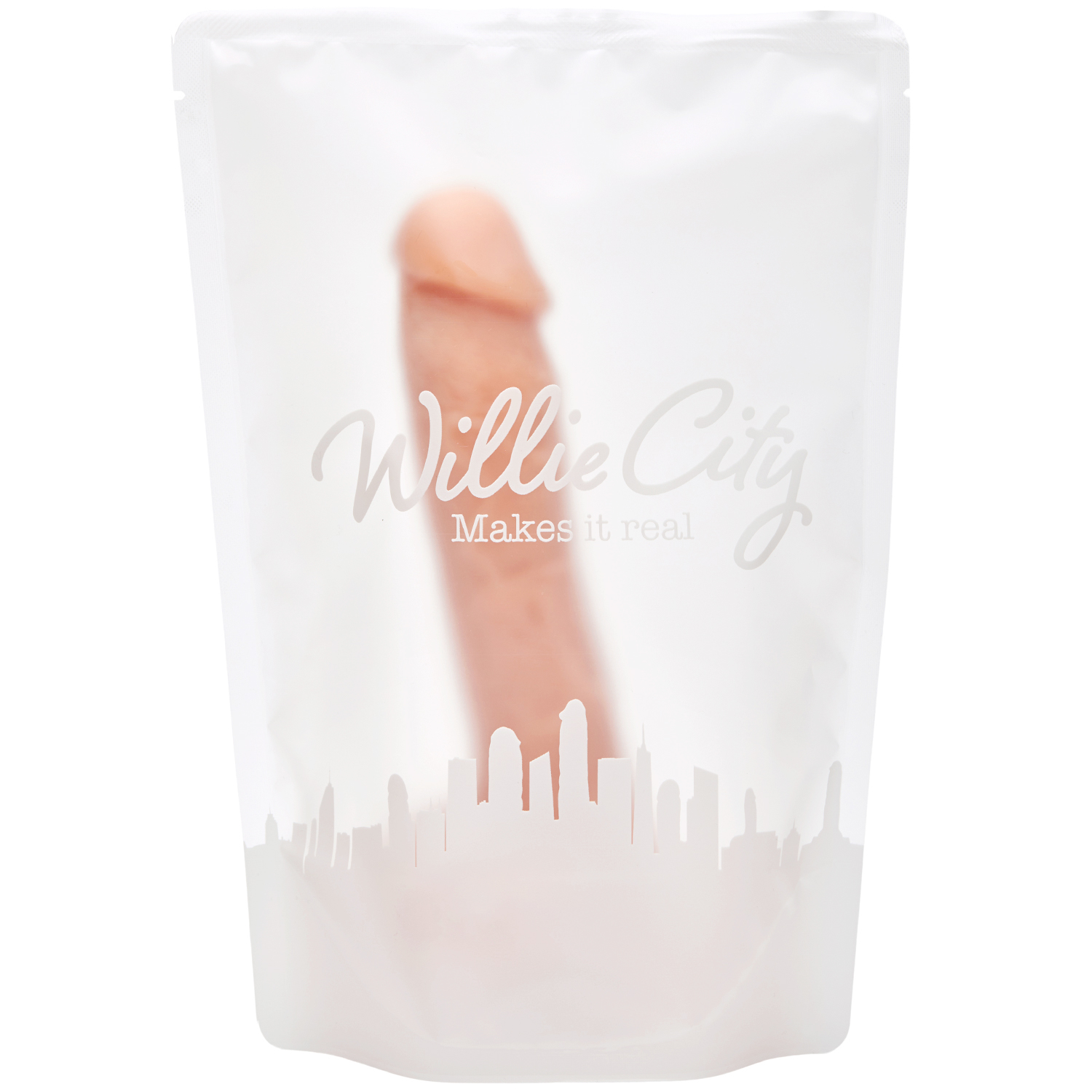 Willie City Willie City Luxe Realistisk Silikondildo 20 cm - Beige