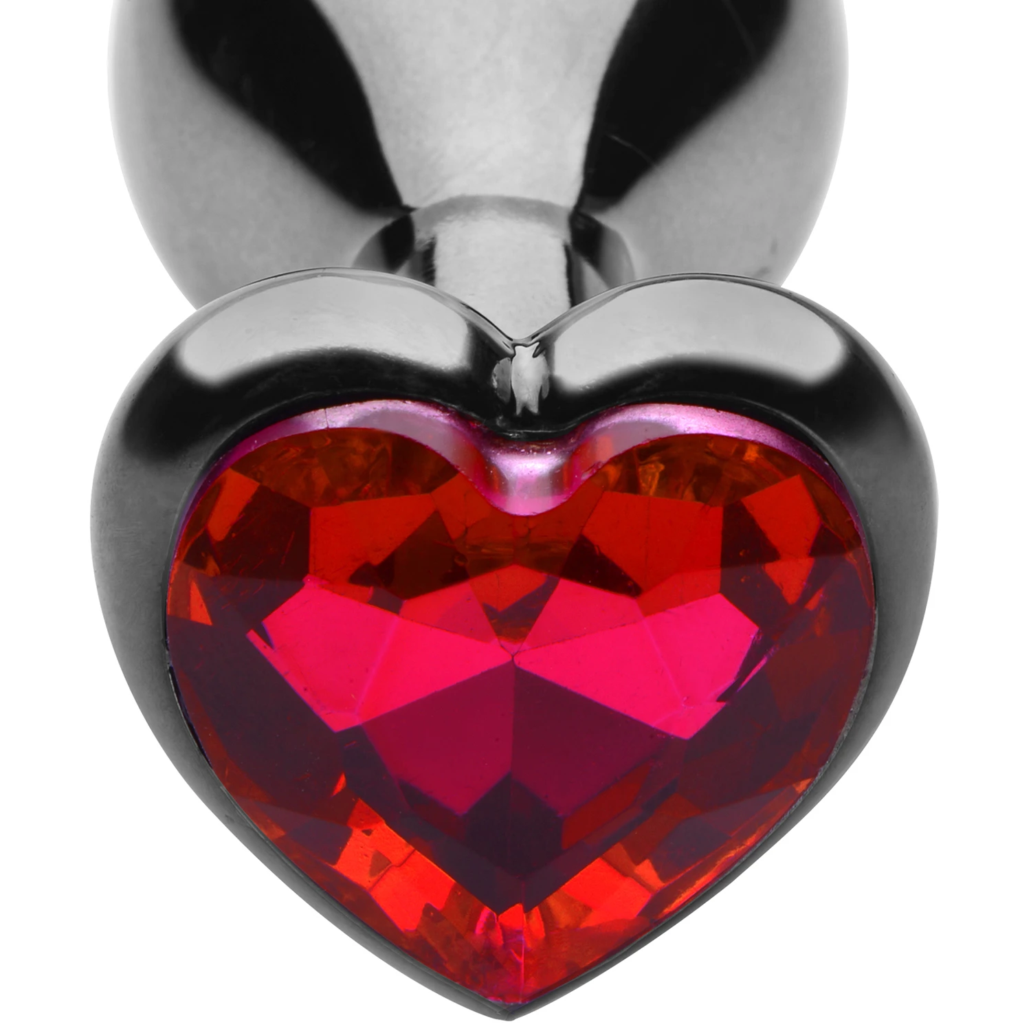 Master Series Crimson Tied Scarlet Heart Anal Plug 8,2 cm 1