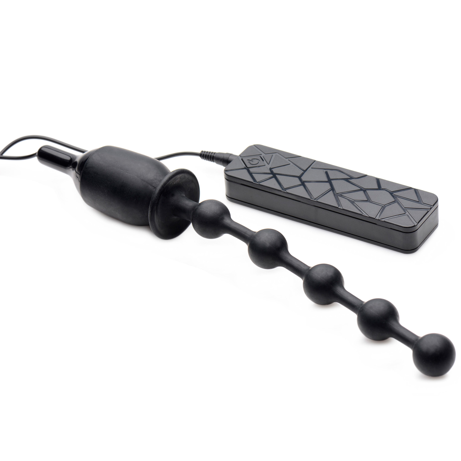 Master Series Voodoo Beads Vibrierender Anal-Massagestab 1