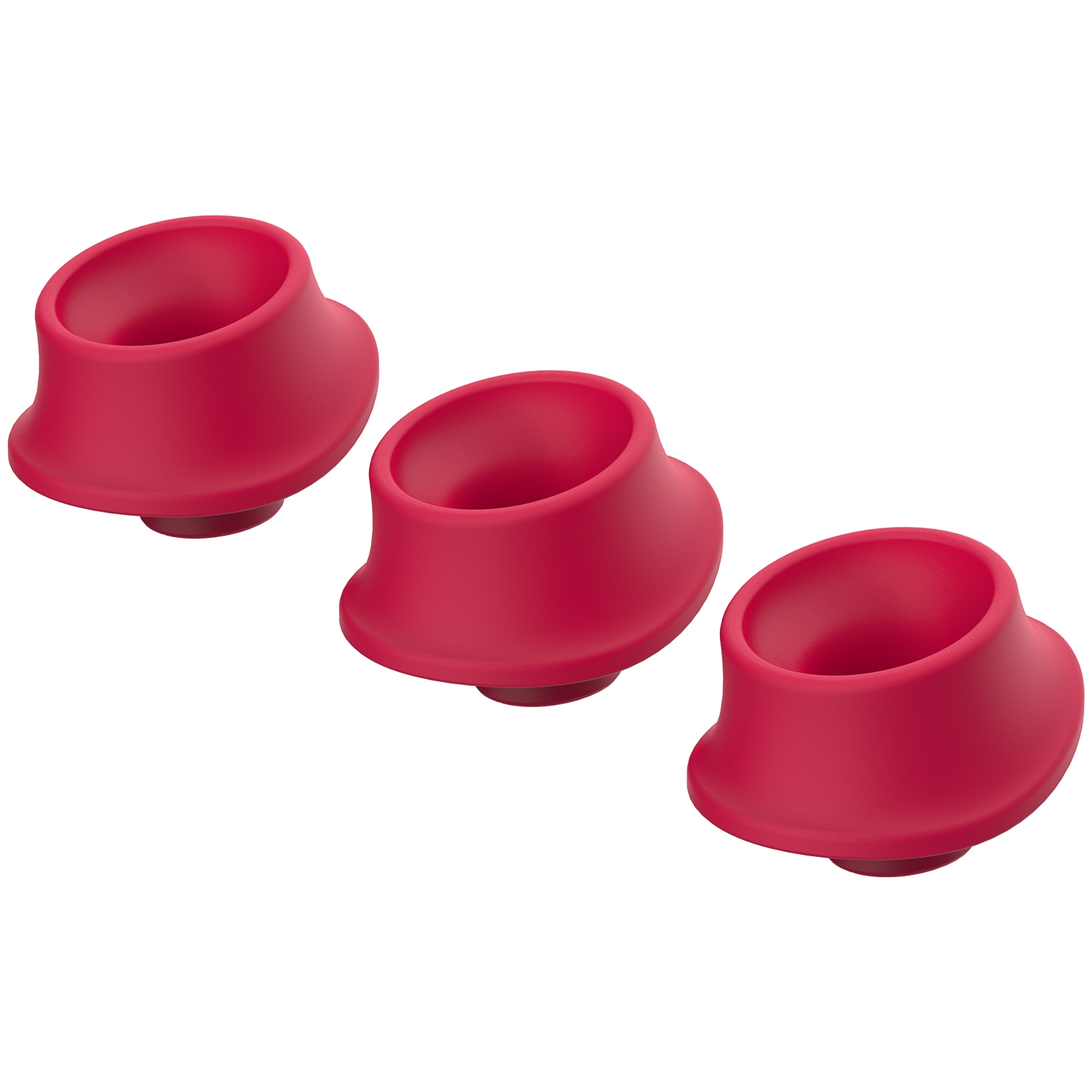 Womanizer Sugehoveder 3 Pak Large      - Red
