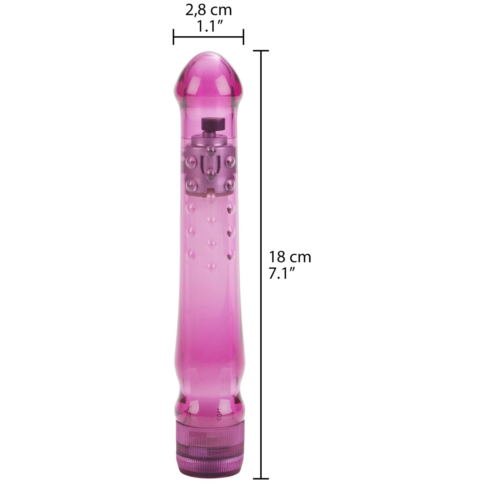 CalExotics Turbo Glider Dildovibrator 18 cm 1