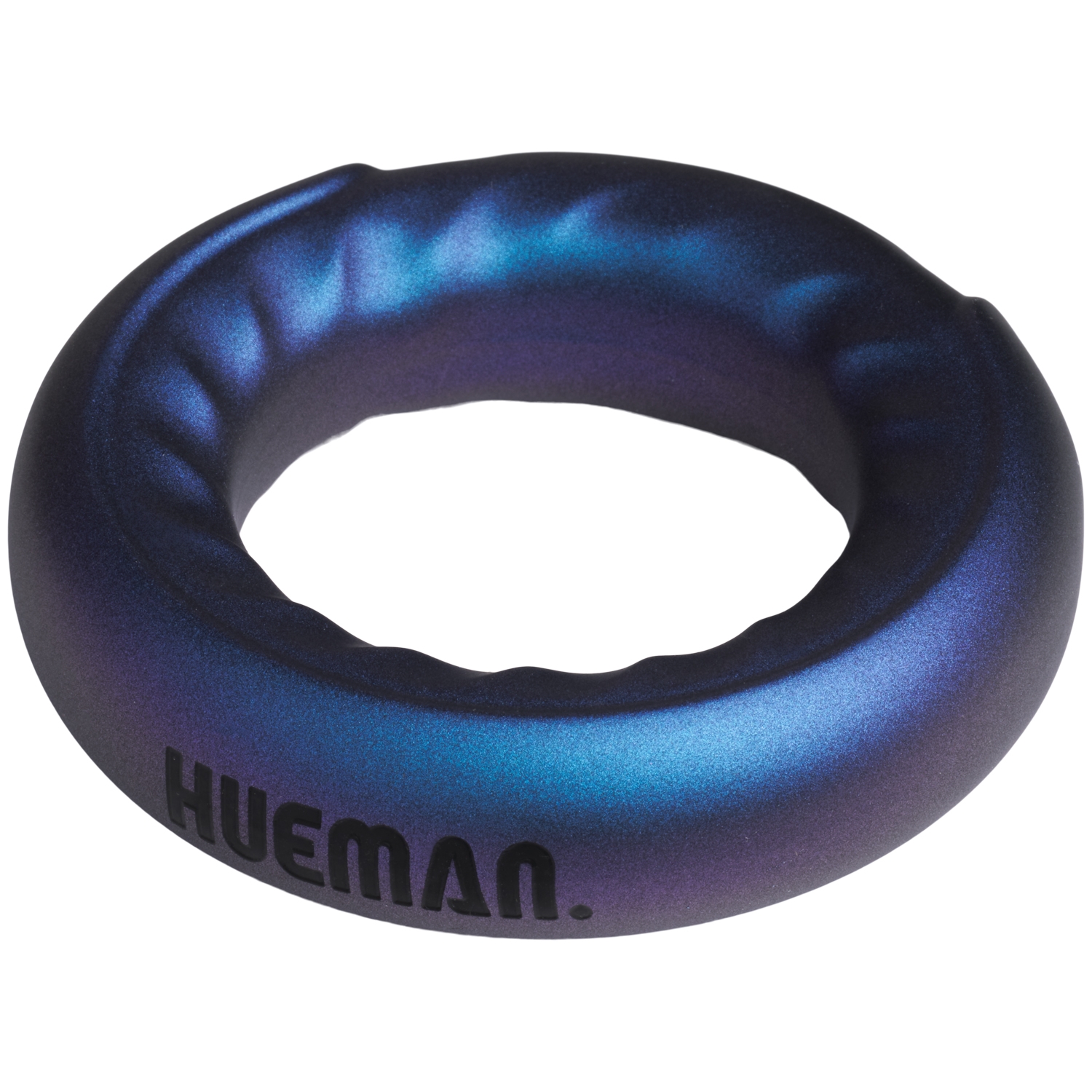 Hueman Hueman Saturn Vibrerende Penis og Testikkel-ring - Mørke blå
