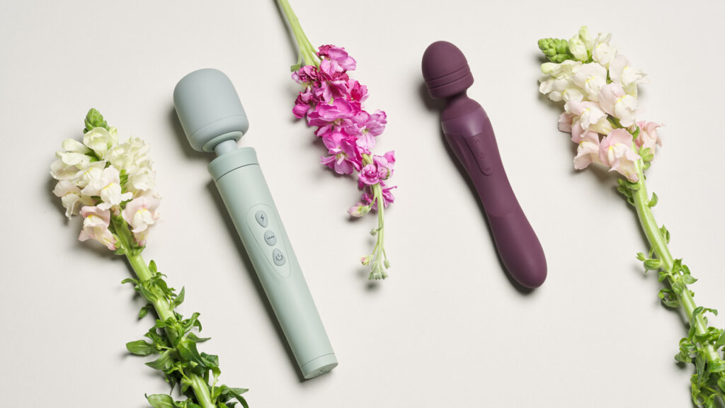 Magic Wand vibrators and flowers