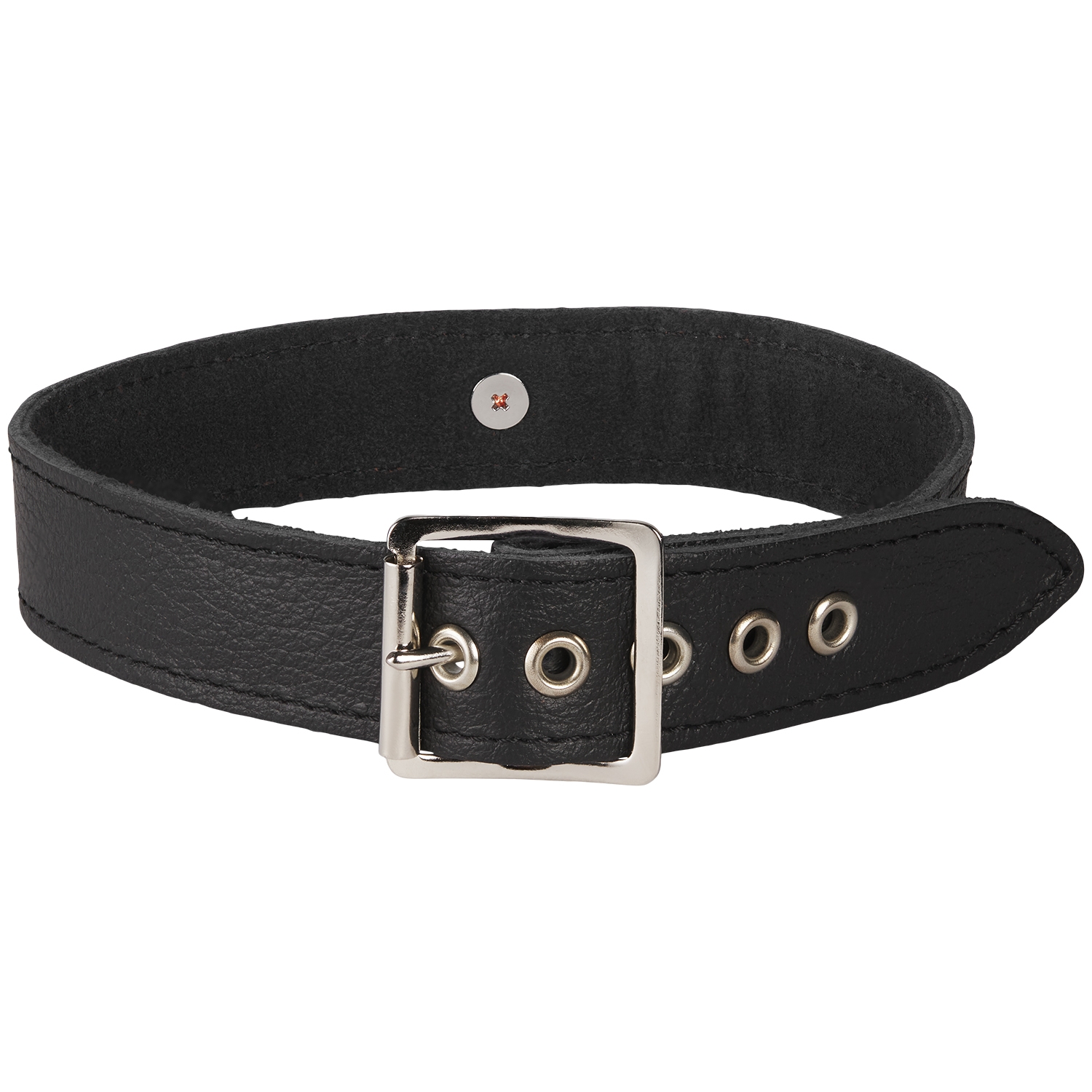 Rimba Läder Halsband med O-Ring 1