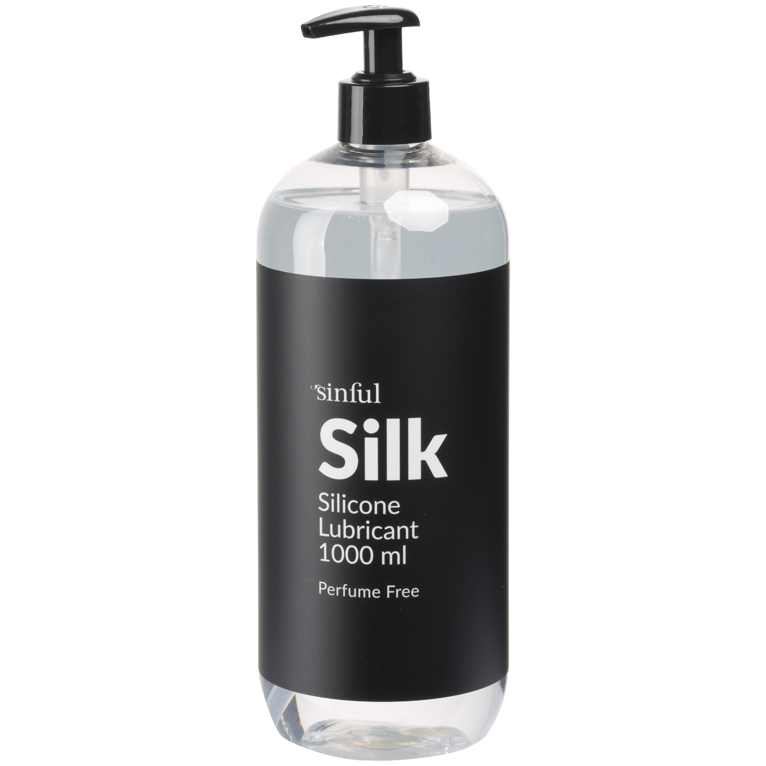 Sinful Silk Silikonebaseret Glidecreme 1000 ml     - Klar thumbnail