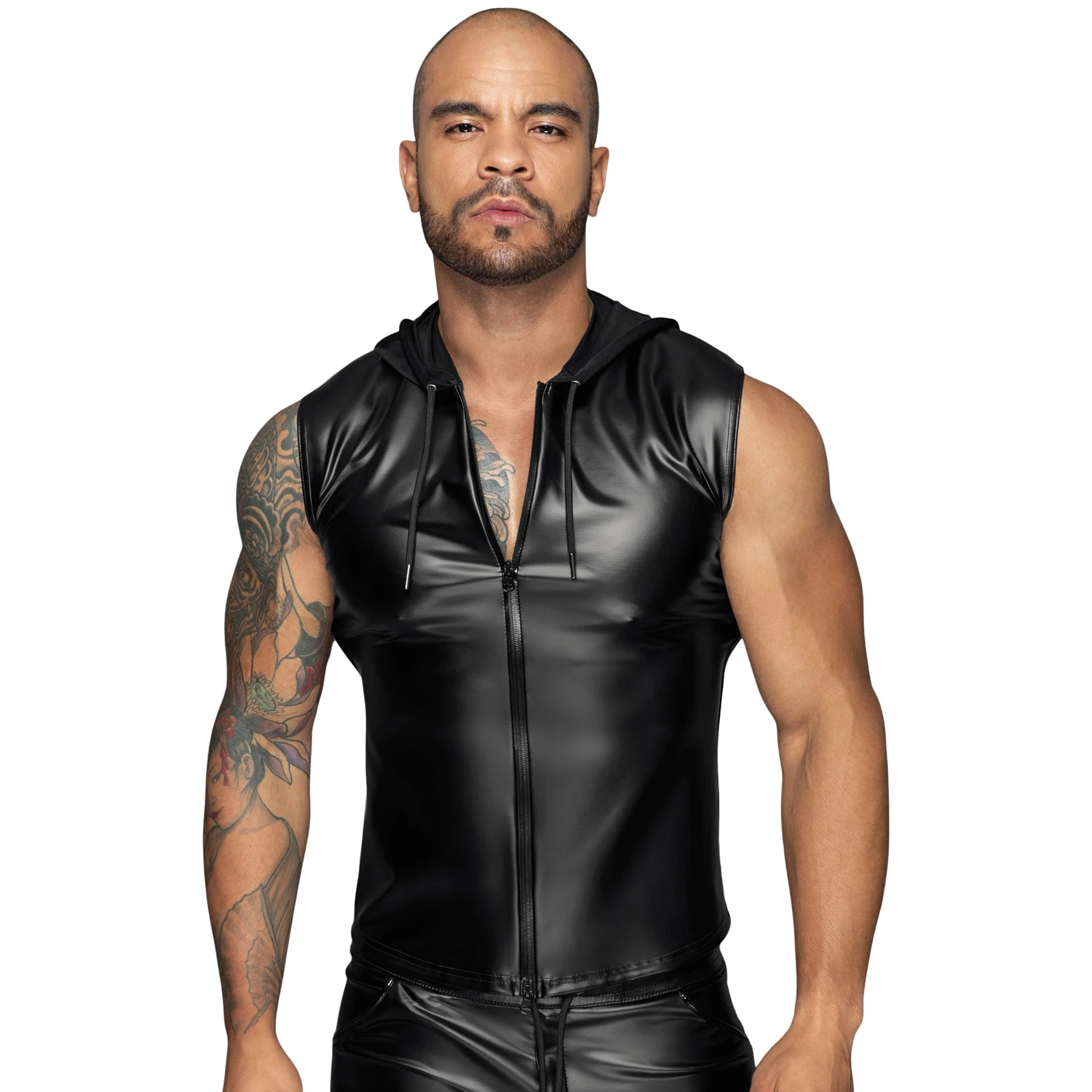 Noir Handmade Topp med Hette var 3