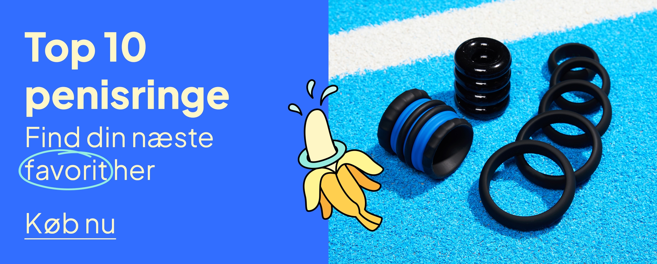 Top 10 Penisringe - Køb nu