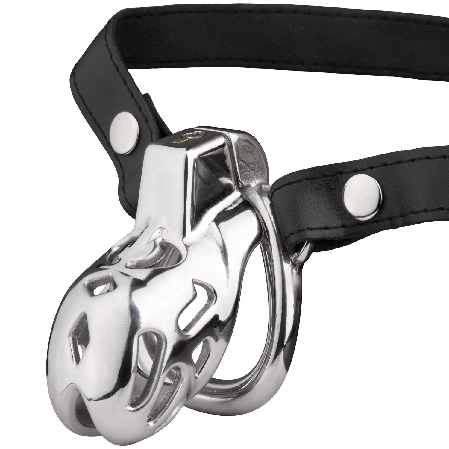 Steel Cage de Chasteté avec Ceinture 2