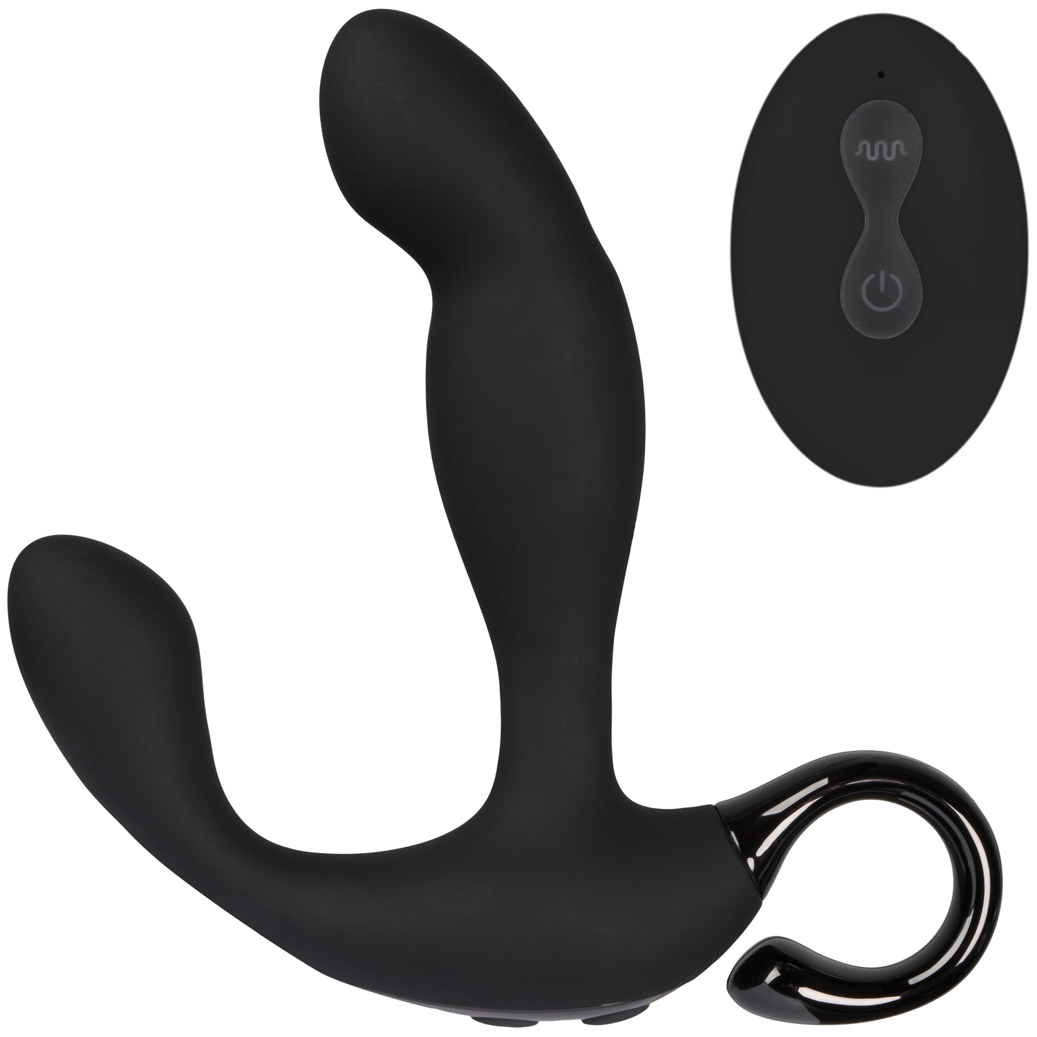 Sinful Come-hither Opladelig Prostata Vibrator - Black thumbnail