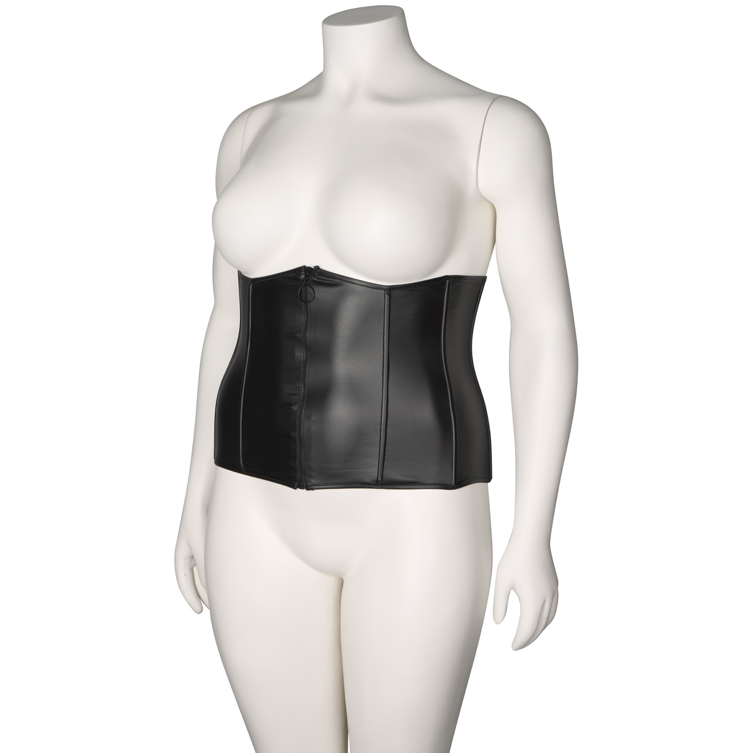NORTIE Fetish Wetlook korset Plus Size 2