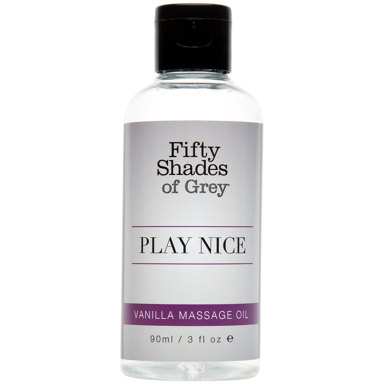 Fifty Shades Of Grey Play Nice Vanilje Massage Olie 90 ml - Clear thumbnail
