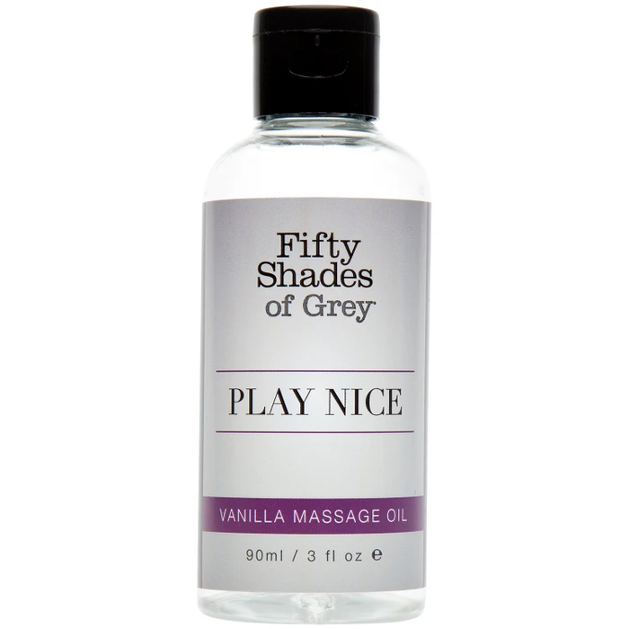 Fifty Shades Of Grey Play Nice Massasjeolje Vanilje 90 ml var 1
