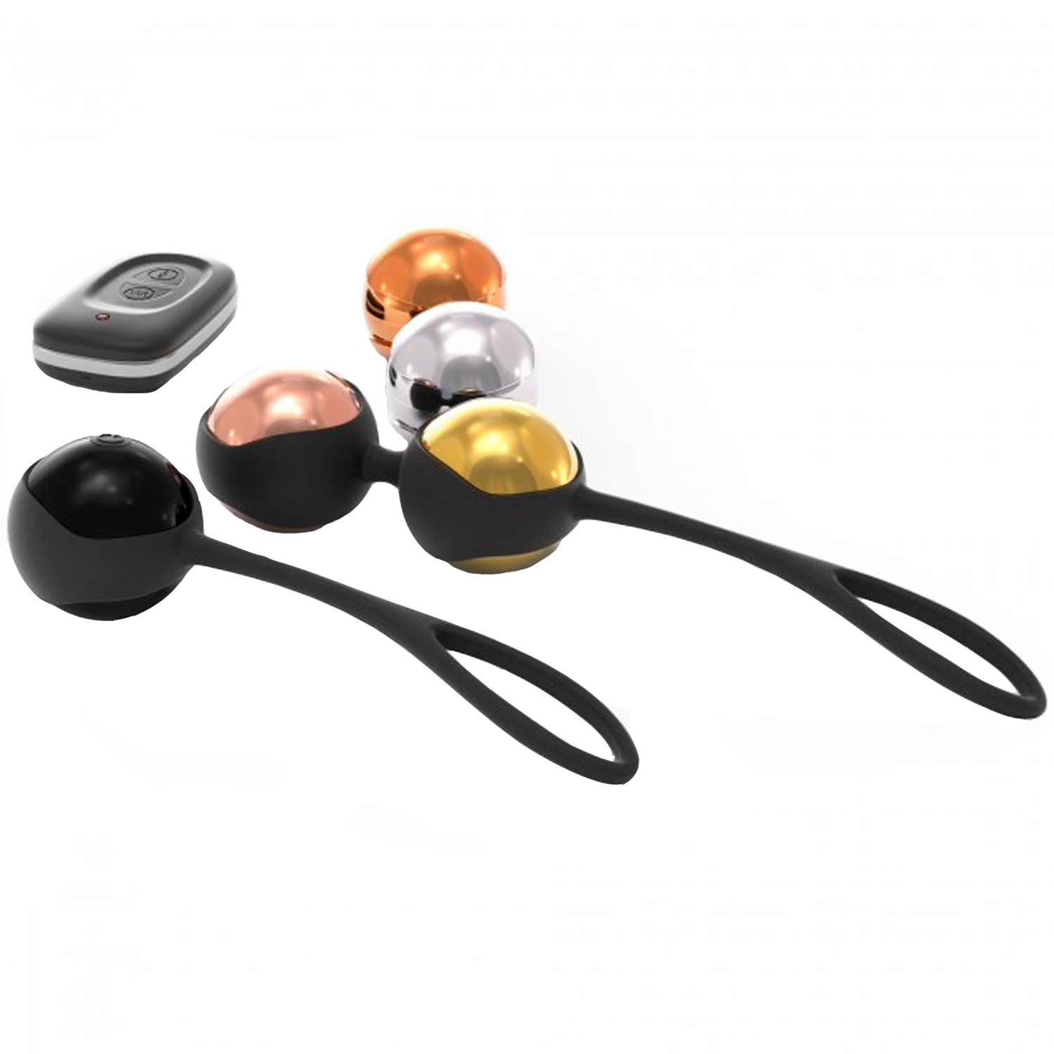 Dorcel Kegelballenset met Afstandsbediening en Vibrator 1