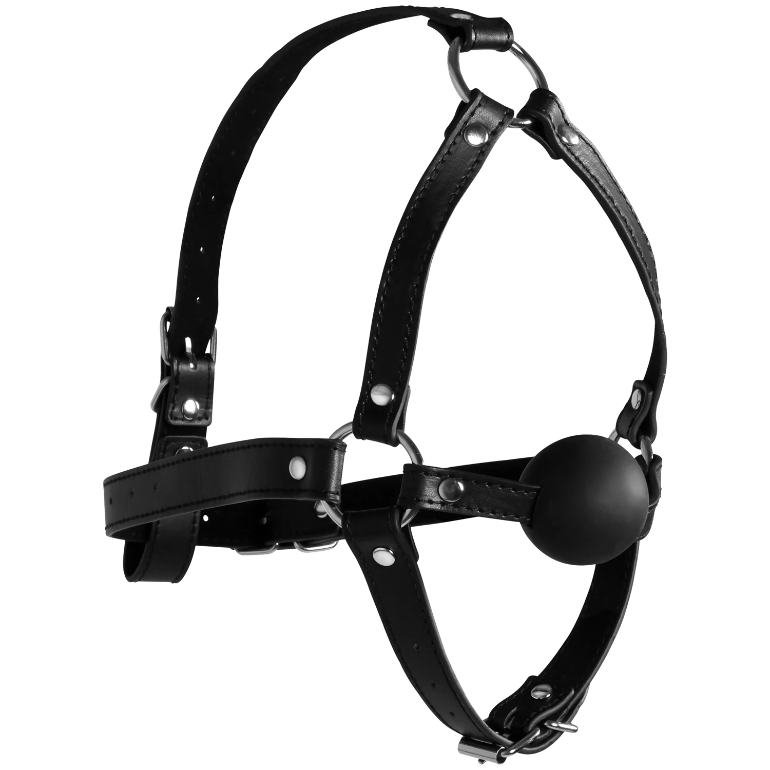 Ouch! Xtreme Hoved Harness med Solid Ball Gag var 1