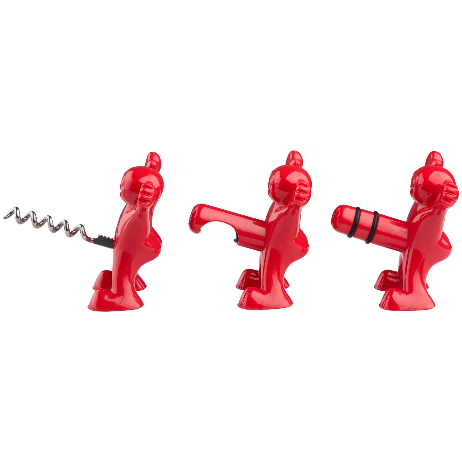 MikaMax HAPPY MAN Ensemble d'Ouvre-bouteilles 2