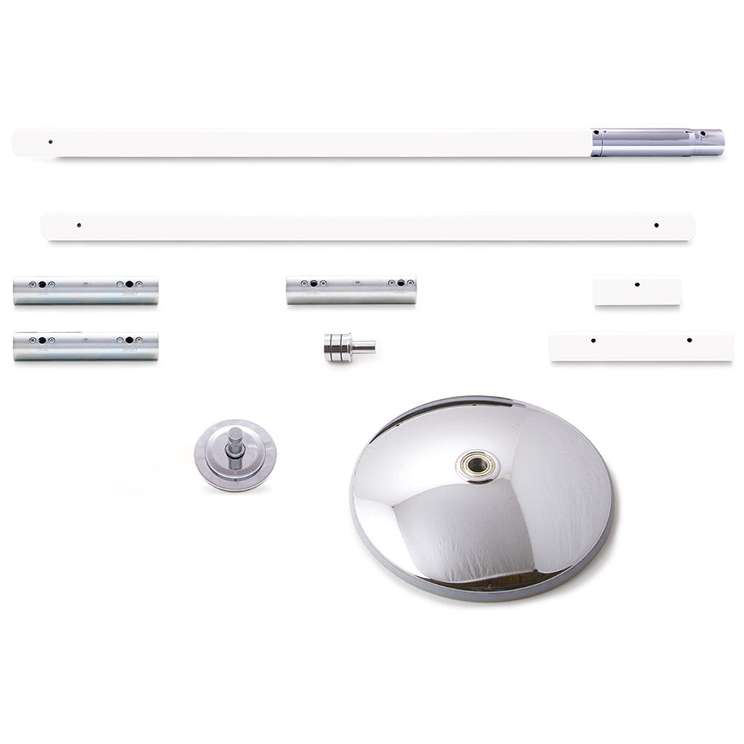 X-Pole Xpert Powder Coat White Pole 45 mm var 2