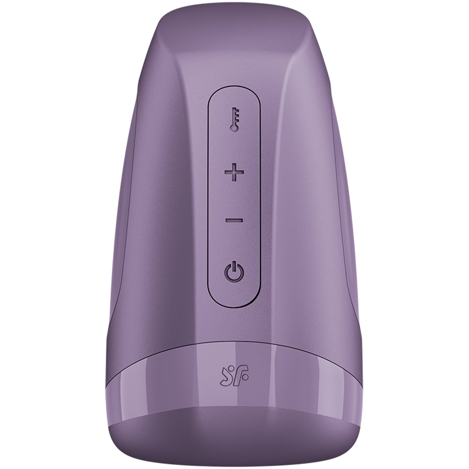 Satisfyer Battery Series Men Heat Vibration Masturbator - Lilla
