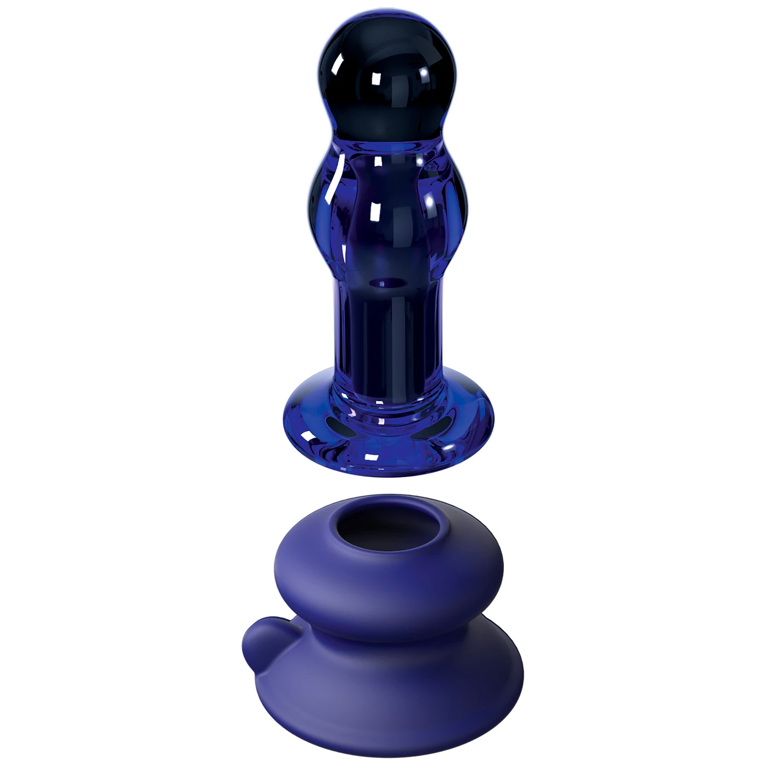 Icicles nr 83 Vibrerande Analplugg av Glas 2